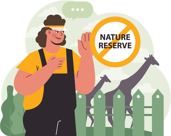 Nature reserve  Illustration