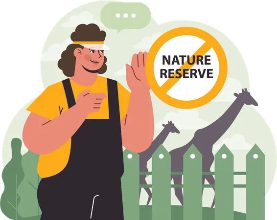 Nature reserve  Illustration