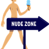 illustration for nudity
