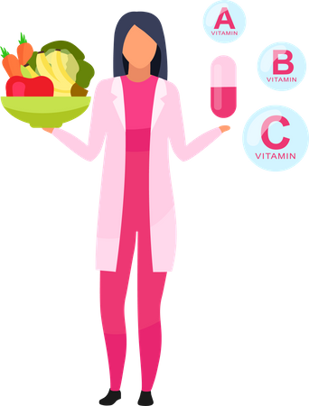 Natürliche versus synthetische Vitamine  Illustration