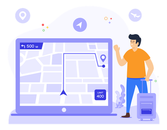 Navigation GPS  Illustration