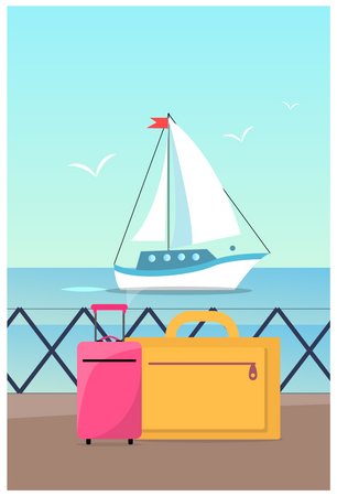 Navire de voyage d'affaires  Illustration