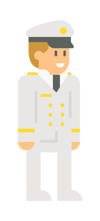 Navy officer  Illustration