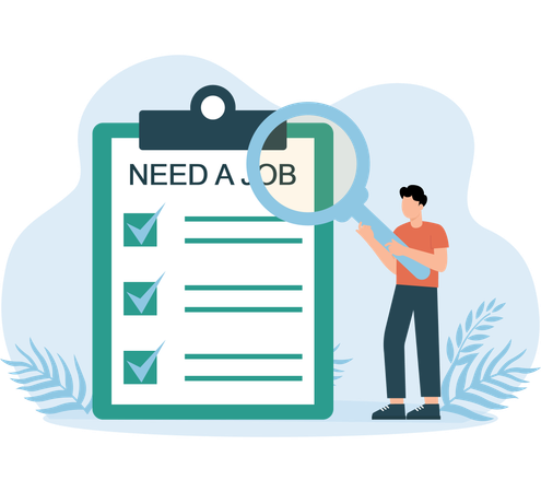 Need a job  Illustration