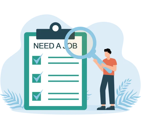 Need a job  Illustration