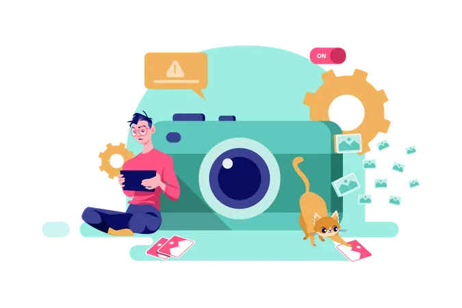 Need Camera Access  Illustration