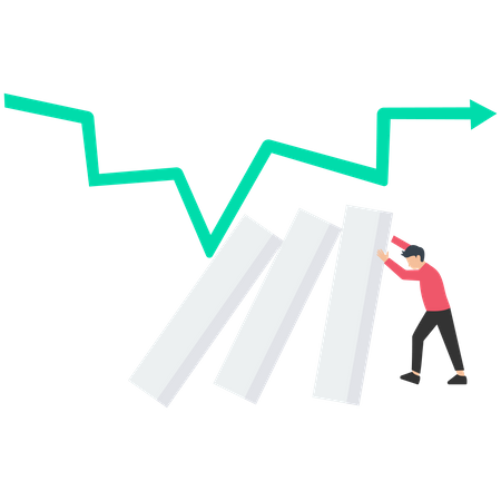 Negociar riesgos de inversión  Ilustración