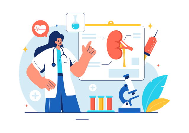 Nephrologist  Illustration