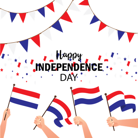 Netherlands independence day  Illustration