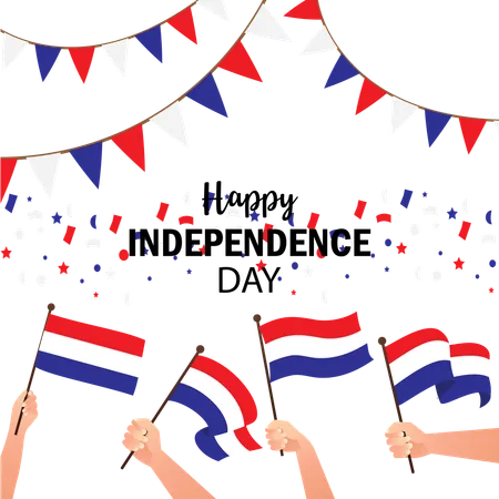 Netherlands independence day  Illustration