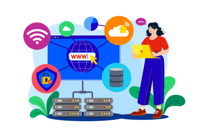 Network Administrator  Illustration