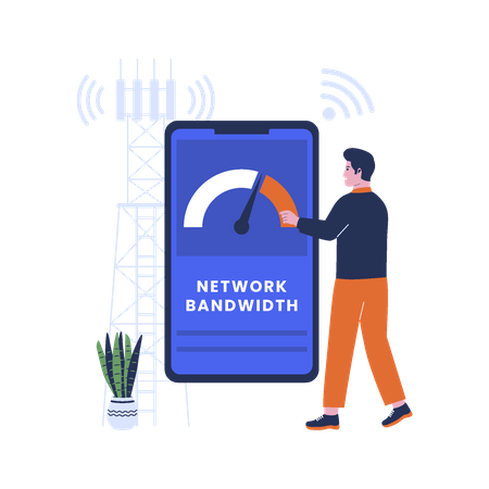 Network Bandwidth  Illustration