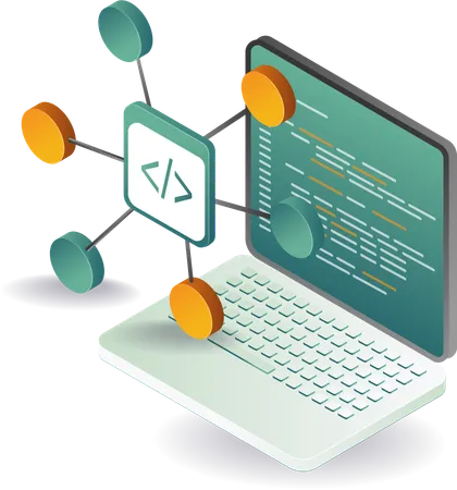 Network code programming language  Illustration