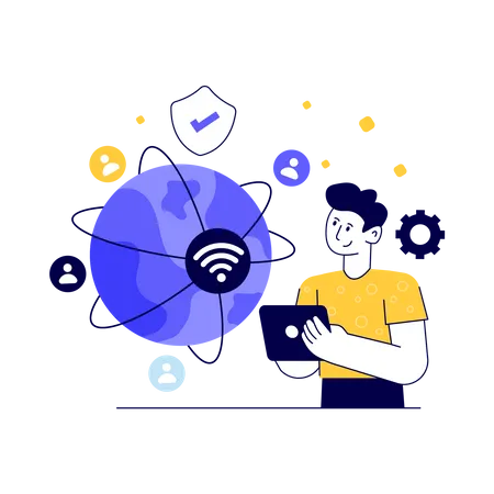 Network Connectivity Illustration