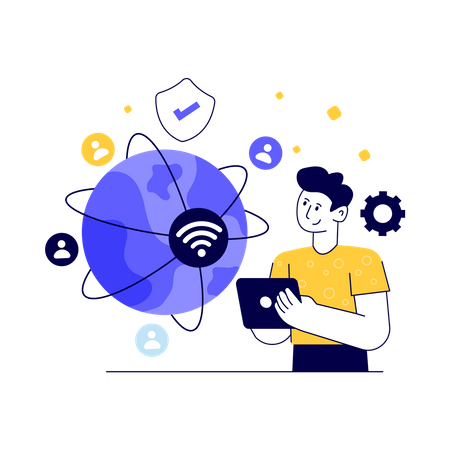 Network Connectivity  일러스트레이션