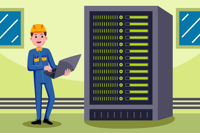 Network Engineer  일러스트레이션