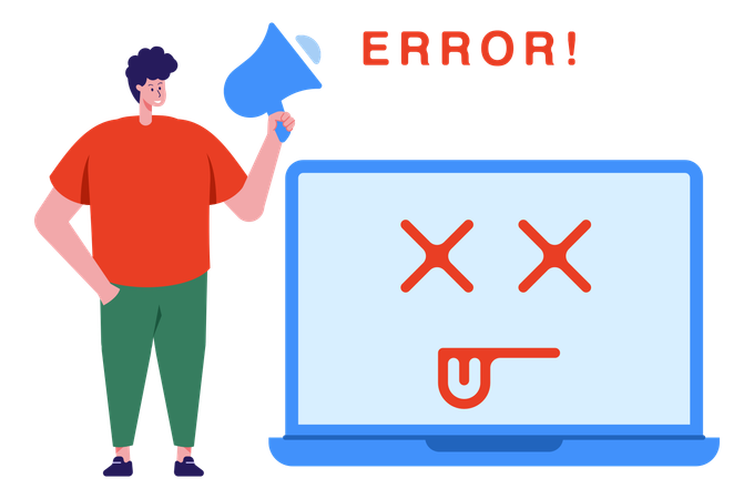 Network Error  Illustration