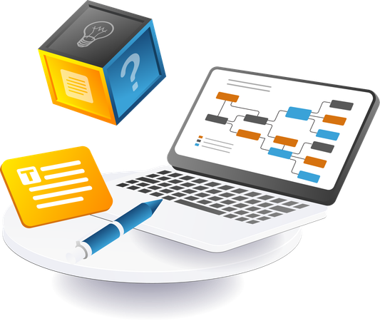 Network ideas business structure  Illustration