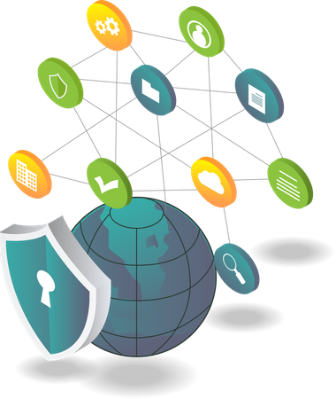 Network Protection  Illustration