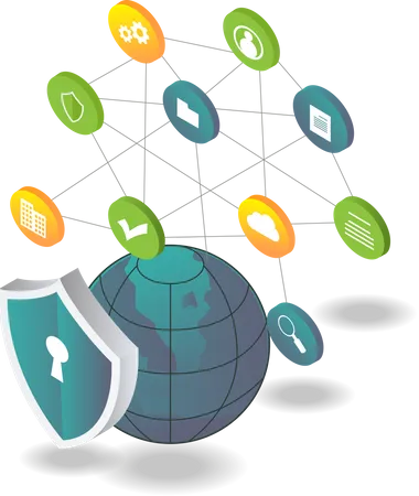 Network Protection  Illustration