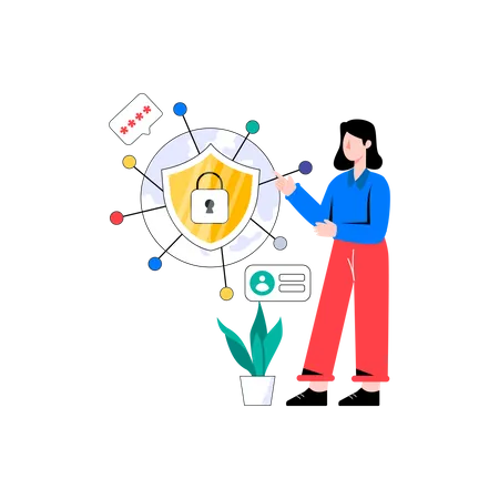 Network Security Illustration