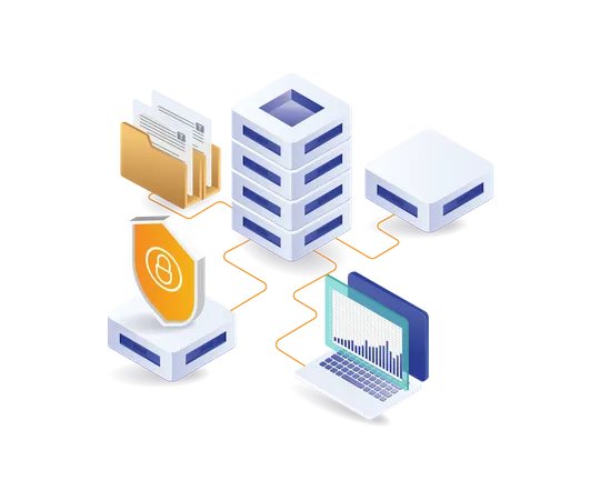 Network server endpoint management system  Illustration