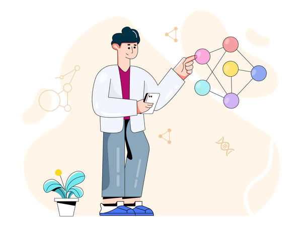 Neural network  일러스트레이션