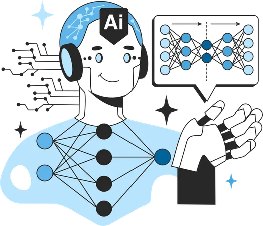 Neural network in robotics  Illustration