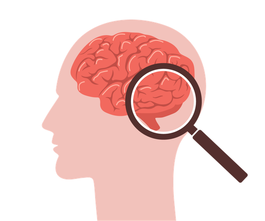 Neurologische Krankheitsdiagnostik  Illustration