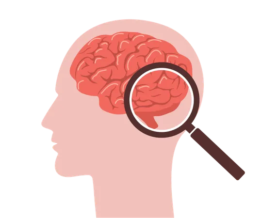 Neurologische Krankheitsdiagnostik  Illustration