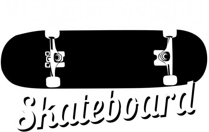 Never Stop Ride Skateboard  일러스트레이션