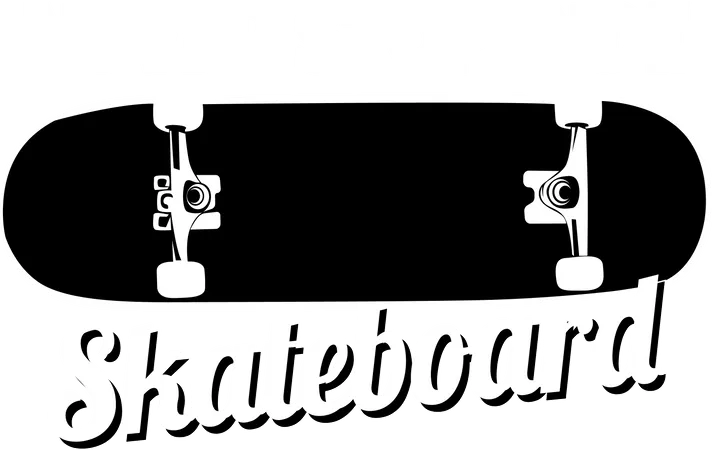 Never Stop Ride Skateboard  일러스트레이션