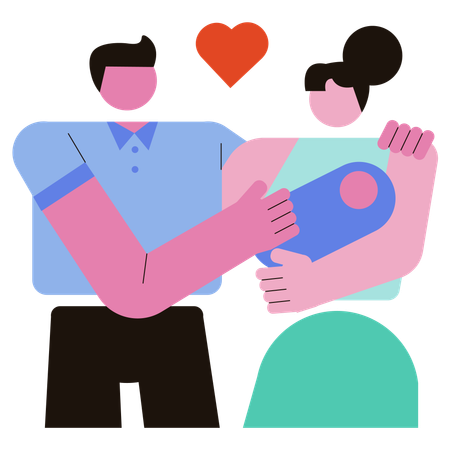 New Family  Illustration
