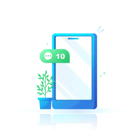 New messages  Illustration