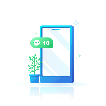 New messages  Illustration