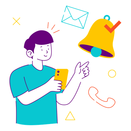 New Notification  Illustration
