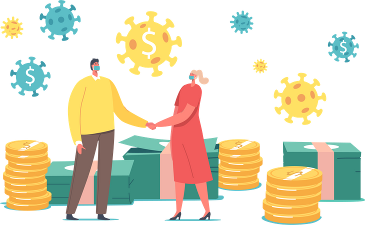 New Opportunity In Covid19  일러스트레이션