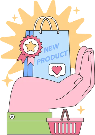 New product review  일러스트레이션
