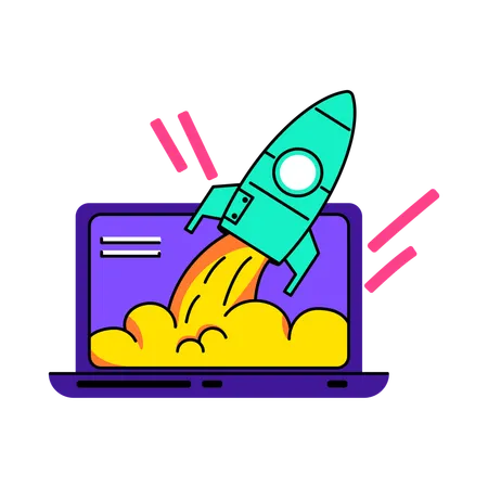 New project launch  Illustration