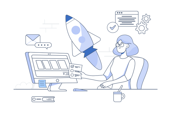 New startup  Illustration