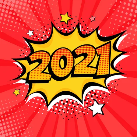 New year 2021 Illustration