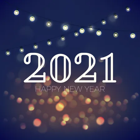 New year 2021  Illustration