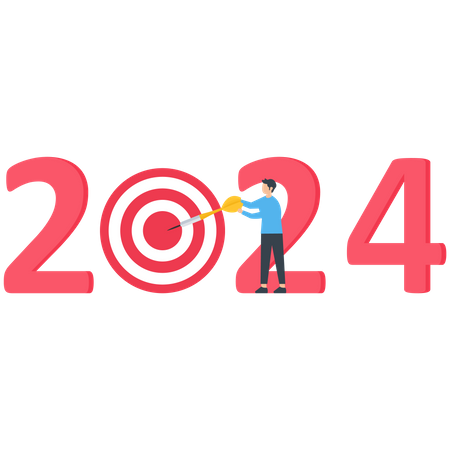 New Year 2023 target Illustration