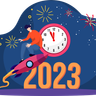 new year 2023 illustration free download