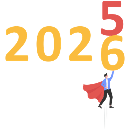 New year 2026  Illustration