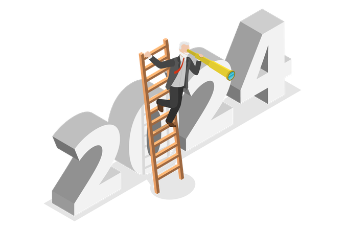 New Year Business Opportunities  Illustration