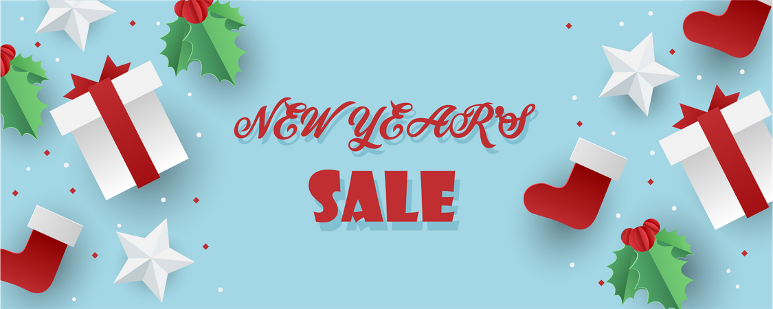 New year sale  Illustration