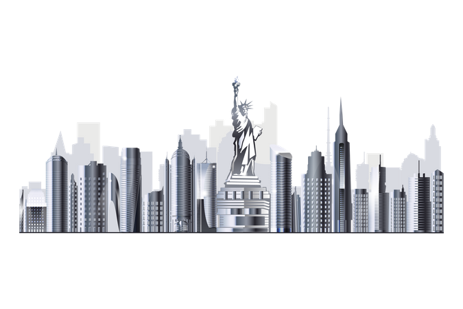 New york Skyline Illustration