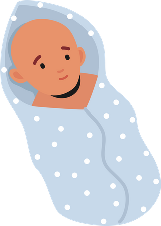 Newborn Baby Illustration