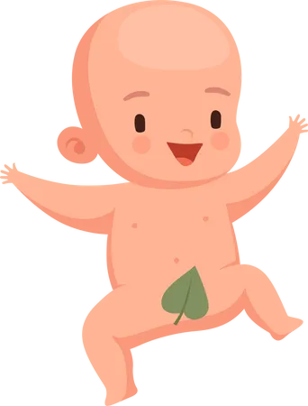 Infant New Born Toddler Babies Activity Cute Cheerful Character Illustration